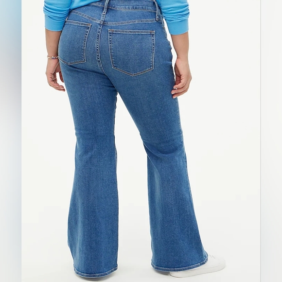 J CREW Full-Length Flare Jeans size 31 NWT - Picture 2 of 8